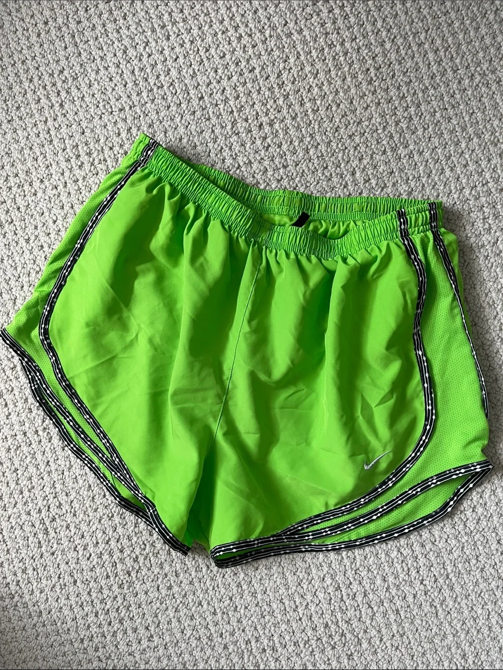 Nike Bright Lime Green Athletic Shorts M women’s run